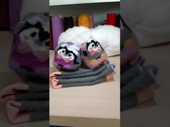 100% 폴리에스테르 모방 가닥